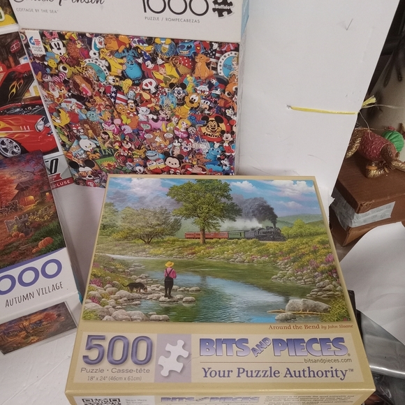 9 Puzzles Lot , 500 to 1000 Pieces - Picture 3 of 12